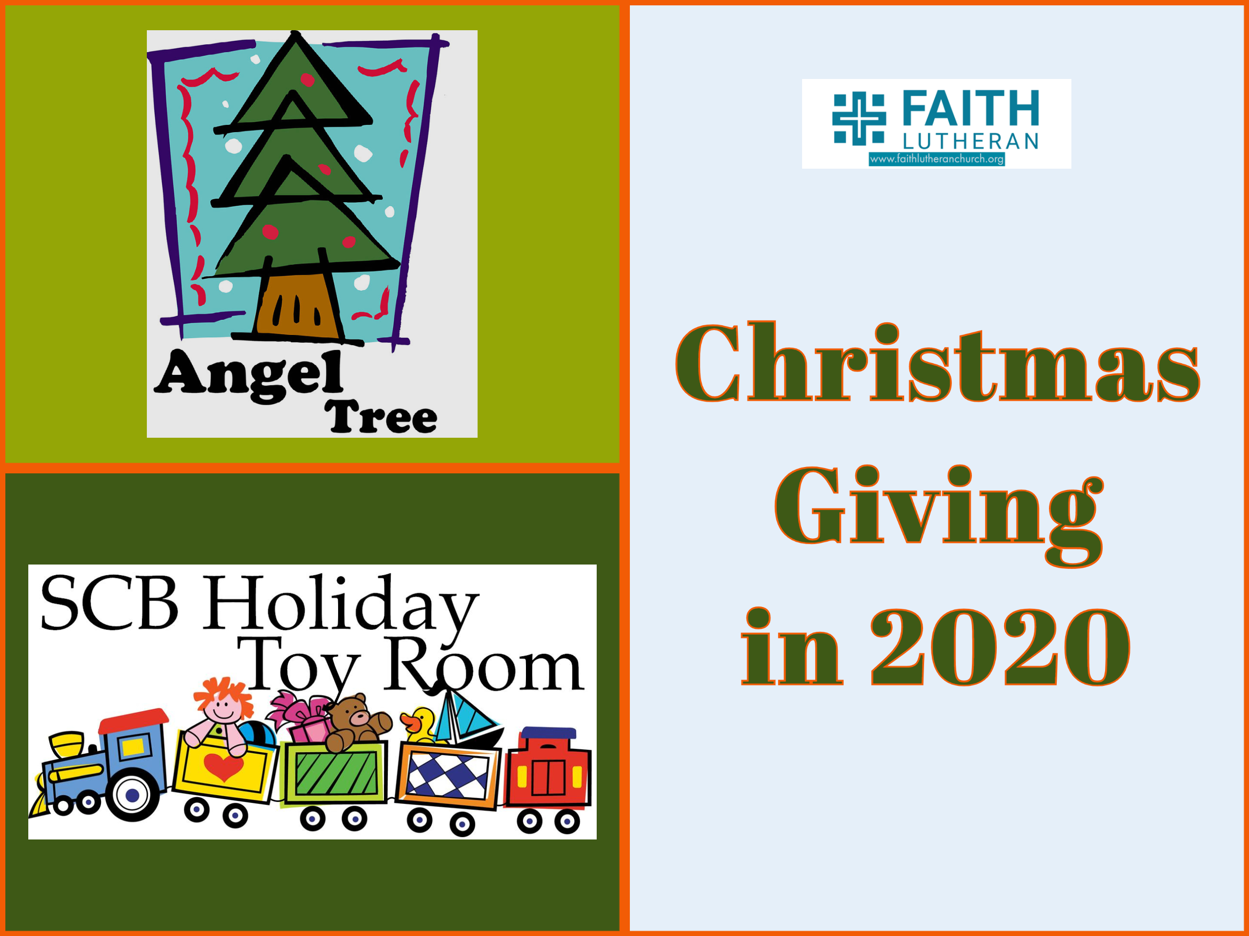 New ways to support the Angel Tree and Holiday Toy Room