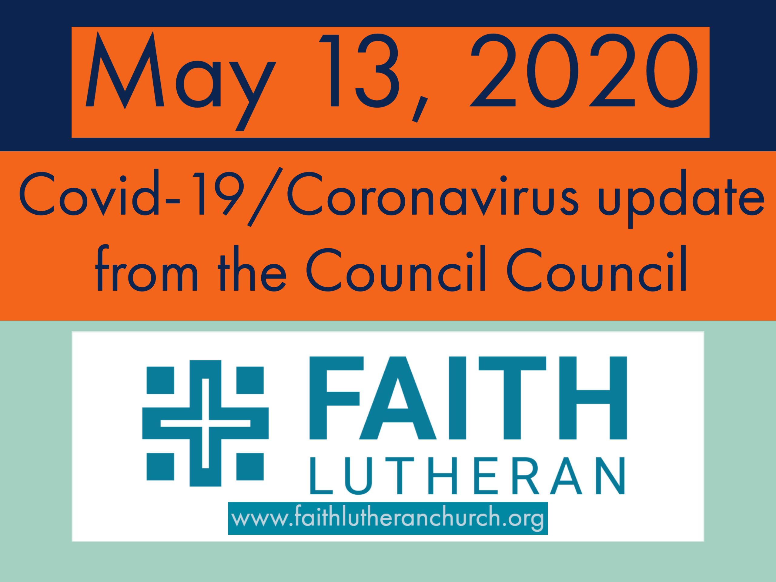 An update from the Church Council