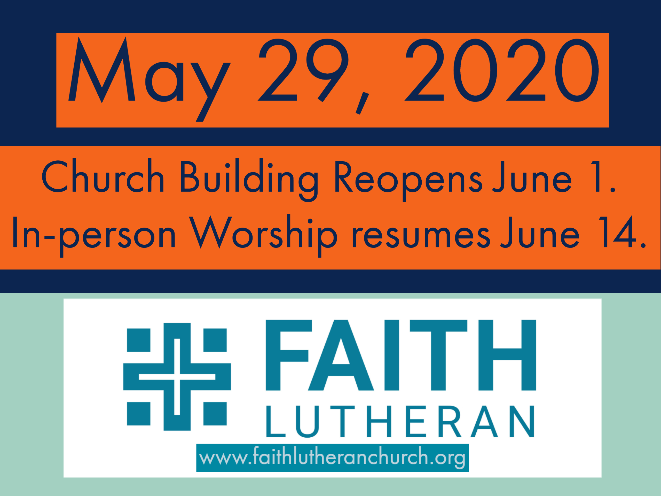 Church Re-Opening Plan