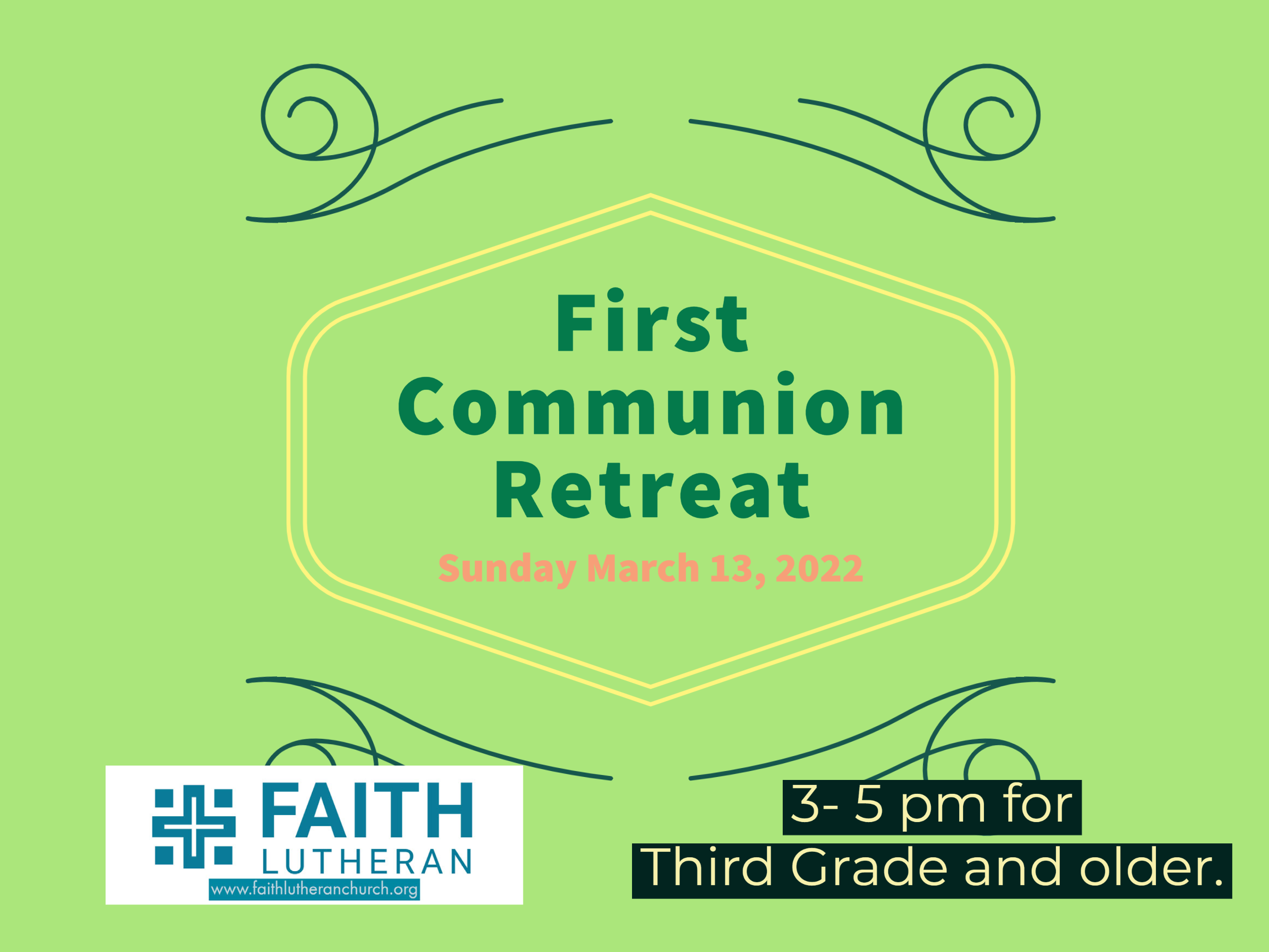 First Communion Retreat